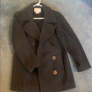 Worthington pea coat 8p charcoal gray